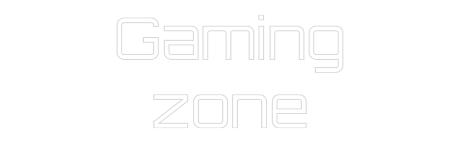 Neon op maat: Gaming
zone