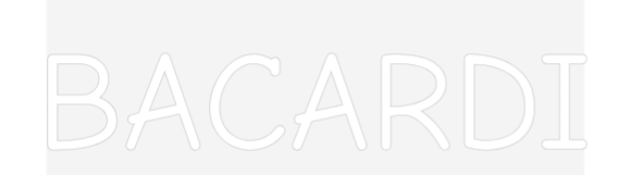Custom Neon: BACARDI