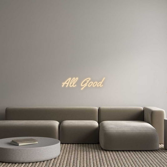 Neon op maat: All Good