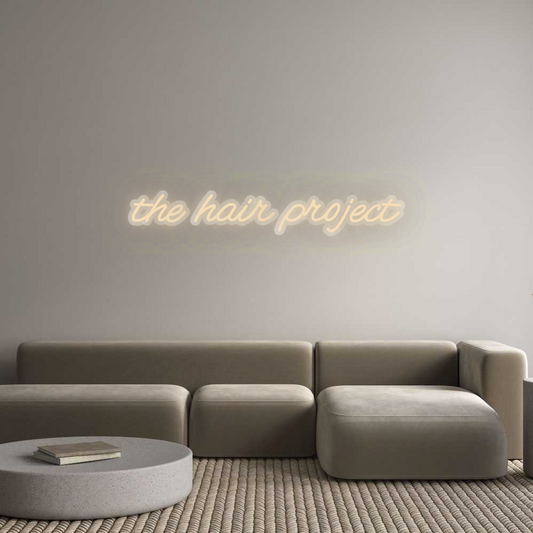 Custom neon: the hair proj...