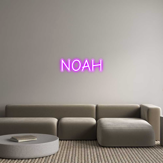 Neon op maat: NOAH