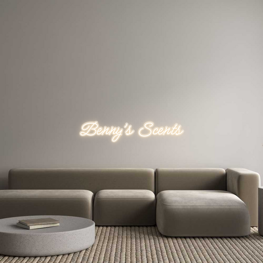 Custom Neon: Benny's Scents