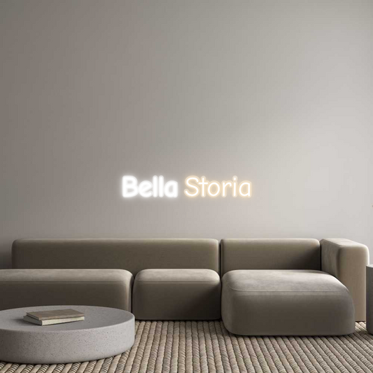 Custom neon: Bella Storia