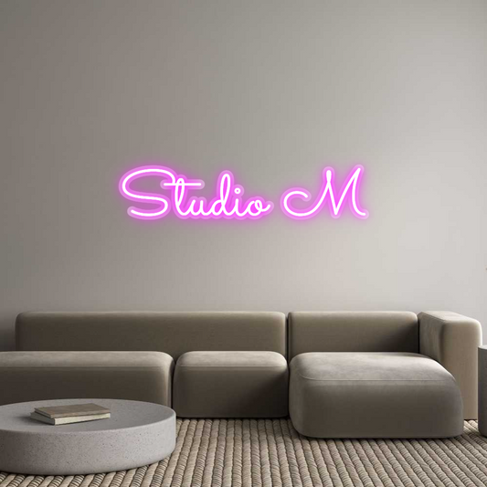 Custom Neon: Studio M